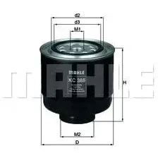 Фильтр топливный KNECHT/MAHLE KC388D