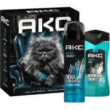 Набор косметики для тела Axe Айс Чилл Пена для бритья 200мл+Шампунь-гель для душа 250мл