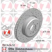 Тормозной диск Zimmermann 150343452