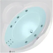 Ванна Triton гидромассажная Троя Экстра 150х150 Стандарт Flat 