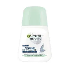 Дезодорант-антиперспирант шариковый Garnier Mineral активный контроль+ (50мл)
