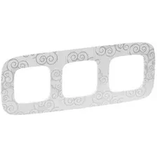Рамка Legrand Valena Allure 754343 (нарцисс/хром)