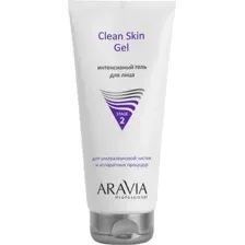 Гель для лица Aravia Professional Clean Skin Gel Интенсивный д/ультразвуковой чистки (200мл)