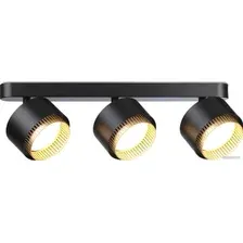 Спот Ambrella light TN71295/3 BK/GD (черный/золото)