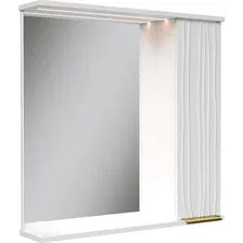 Volna Шкаф с зеркалом для ванной LottyGold 70 (правый)