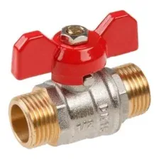 Кран шаровой 1/2" нар.-нар. бабочка PN30 AV Engineering