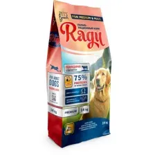 Корм для собак Ragu Beef For Medium & Maxi Breeds, говядина с гарниром, 14 кг