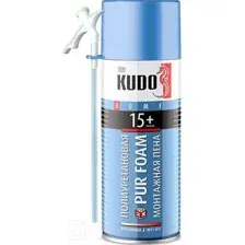 Пена монтажная Kudo KUPH05U15+ Бытовая всесезонная (520мл)