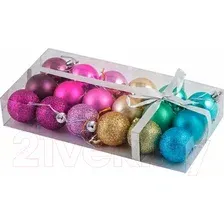 Елочная игрушка Волшебная страна Палитра R001332 (18 шт)