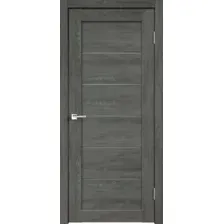 Дверь межкомнатная Velldoris Linea 1 80x200 (дуб шале графит/мателюкс)
