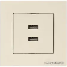 Розетка USB Mutlusan Rita 2220 449 0102