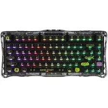 Клавиатура Gravastar Mercury K1 Lite Transparent Black (GravaStar x BSUN)