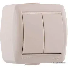 Выключатель Lezard Nata 710-0300-101 (кремовый)