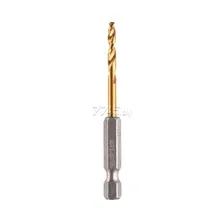 Сверло по металлу спиральное 3,3x24x67 мм 2 штуки MILWAUKEE Shockwave HSS-G-TIN (4932471089)