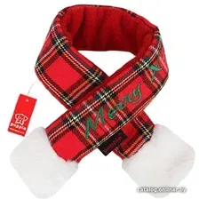 Шарфик Puppia Santa PDDF-SM23-CR-M (красная клетка)