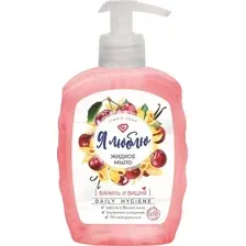 Мыло жидкое Romax Я люблю Ваниль и вишня (450г)