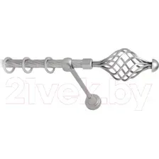 Карниз для штор Lm Decor Вираж 098 1р витой (сатин, 1.8м)