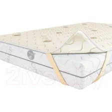 Наматрасник ортопедический Kondor Fiber 4 стеганый 200x200 (жаккард)