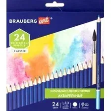 Набор акварельных карандашей BRAUBERG Art Classic 181530 (24 цв)