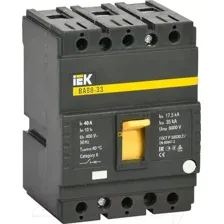 Выключатель автоматический IEK ВА 88-33 3п 40А 35кА С SVA20-3-0040