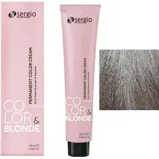 Крем-краска для волос Sergio Professional Color&amp;Blonde 10.12 очень светлый блондин жемчужный лед