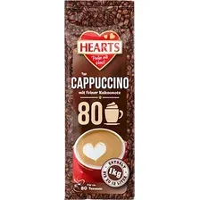 Кофейный напиток Hearts Сухой растворимый капучино Cappuccino Kakaonote с какао (1кг)