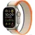 Умные часы Apple Watch Ultra 2 LTE 49 мм (титановый корпус, титановый/бежево-оранжевый, нейлоновый ремешок размера S/M)