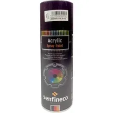 Краска автомобильная Senfineco Paint Acrylic Matt Black, черный матовый, 400 мл