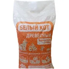 Наполнитель для туалета Белый кот Фруктовый микс (10л/4.5кг)