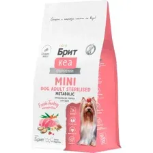 Корм Брит Кеа Adult Mini Sterilised Metabolic (Индейка) для собак 400 г New