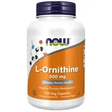 Орнитин Now L-Ornithine 500мг 120 капс