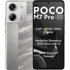 Телефон POCO M7 Pro 5G 12GB/256GB международная версия (серебристый, без з/у)