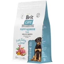 Сухой корм для собак Brit Кеа Puppy&Junior L Healthy Growth с инд. и ягн. 3 кг
