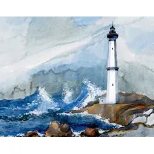 Картина Stamprint Морской маяк АT023 (90x115)