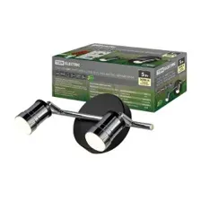 Спот LED СНС 2х5Вт, 3000 K, 230 В, 50 Гц, IP44, Костус, черный/хром TDM SQ0358-0229