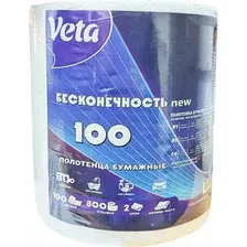 Бумажные полотенца Veta Бесконечность New двухслойные (100м)