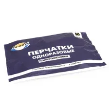 Перчатки Aviora полиэтиленовые, одноразовые, размер М, 100 шт.