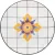 Тарелка обеденная Oxford Coup Grid 101235 EA02-4684