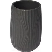 Стакан для зубной щетки и пасты Primanova Soul DR-78002 (черный)