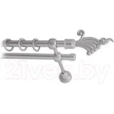 Карниз для штор Lm Decor Кения 023 2р гладкий (сатин, 3.6м)