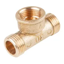 Тройник латунный 1/2" с комбинированной резьбой ЦВЕТЛИТ (ZW50084)