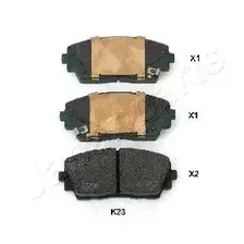 Тормозные колодки дисковые передняя ось JAPANPARTS PA-K23AF