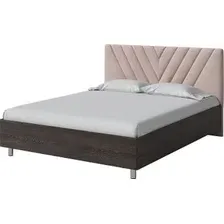 Кровать PROxSON Ora 120x200 (дуб кантербери/Teddy 014 шоколадный бисквит)