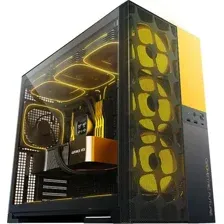 Корпус Geometric Future Model 5 Vent 5FAN (черный/желтый)
