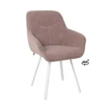 Стул ROMEO SMILE 360, b05 LATTE LUX\белый