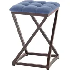 Табурет AMC Comfort 8К2.12 (кожзам, белый/коричневый)