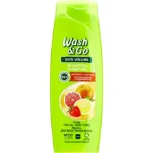 Шампунь для волос Wash&Go для всех типов волос, восстановление и оздоровление, фрукты, 360 мл