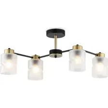 Подвесная люстра Ambrella light TR303324/4 BK/GD (черный/золото)