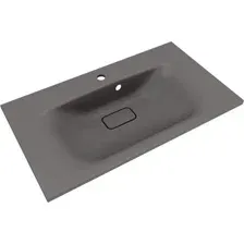 Умывальник Symbolite Фортуна 80x45 (кварц, серый шелк)