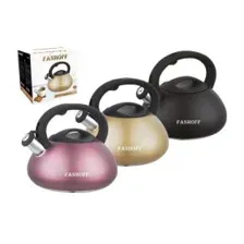 Чайник 3,0 л, 18 см FH-69702 нержавеющая сталь 3 цвета Fanhoff